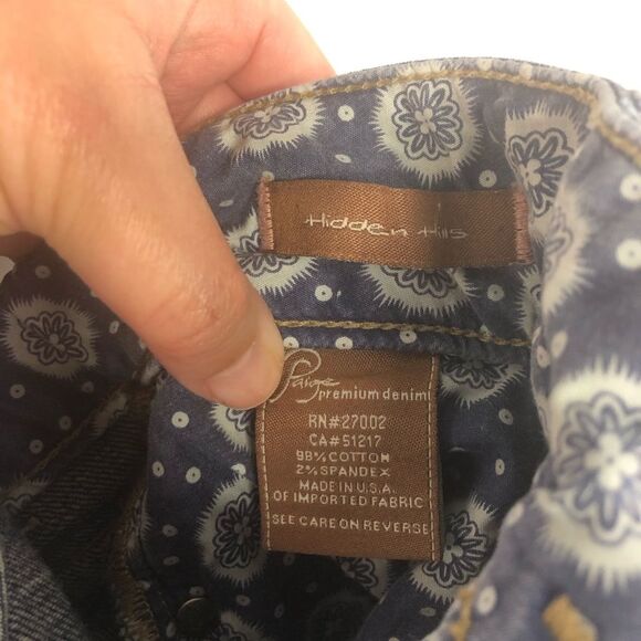 Paige Hidden Hills High Rise Bootcut EUC 30 - Picture 4 of 8